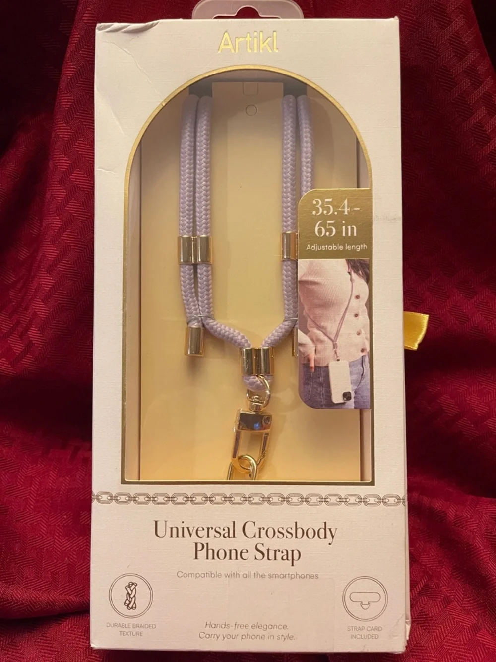 Artikl Universal Crossbody Phone Strap - Lavender